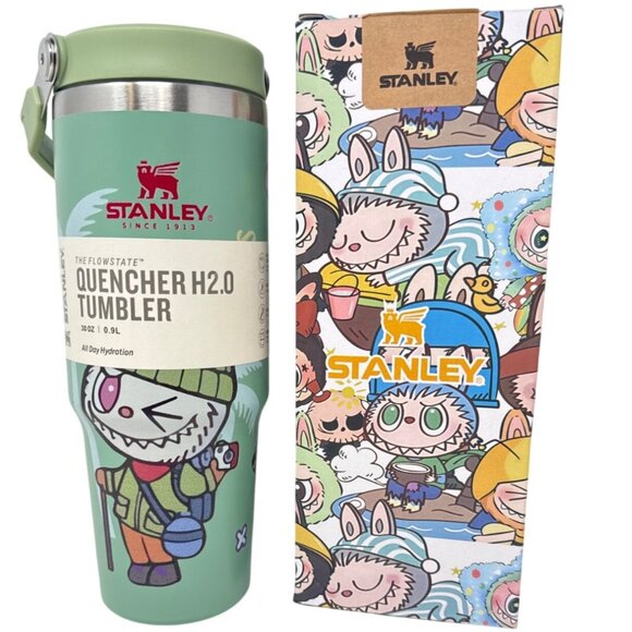 Stanley X Sanrio Flowstate Quencher H2.0 Tumbler 30 oz Matte Green - Picture 1 of 4